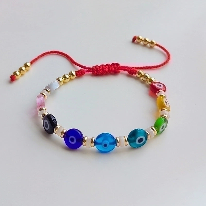 Minimalist Round Freshwater Pearl Rope Soft Clay Knitting Women's Bracelets