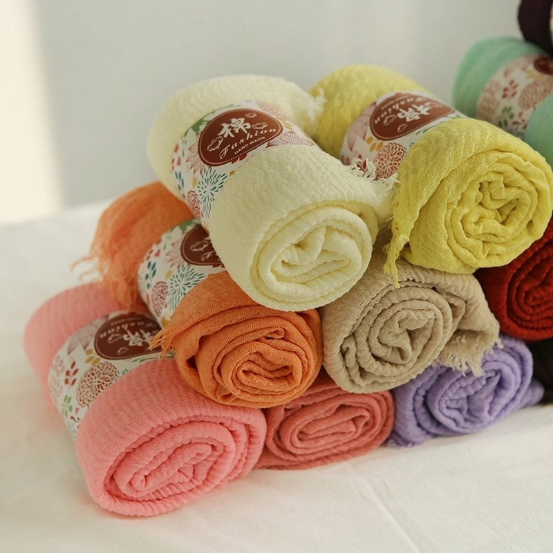 Women's Ethnic Style Solid Color Polyester Kerchief