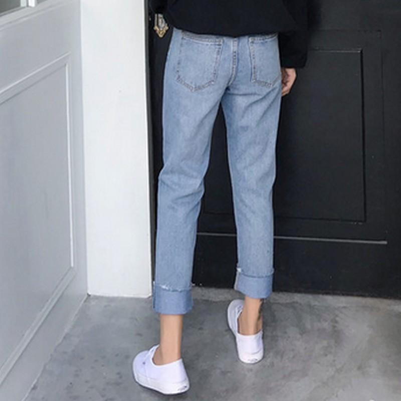 Two Tone High Waisted Jeans