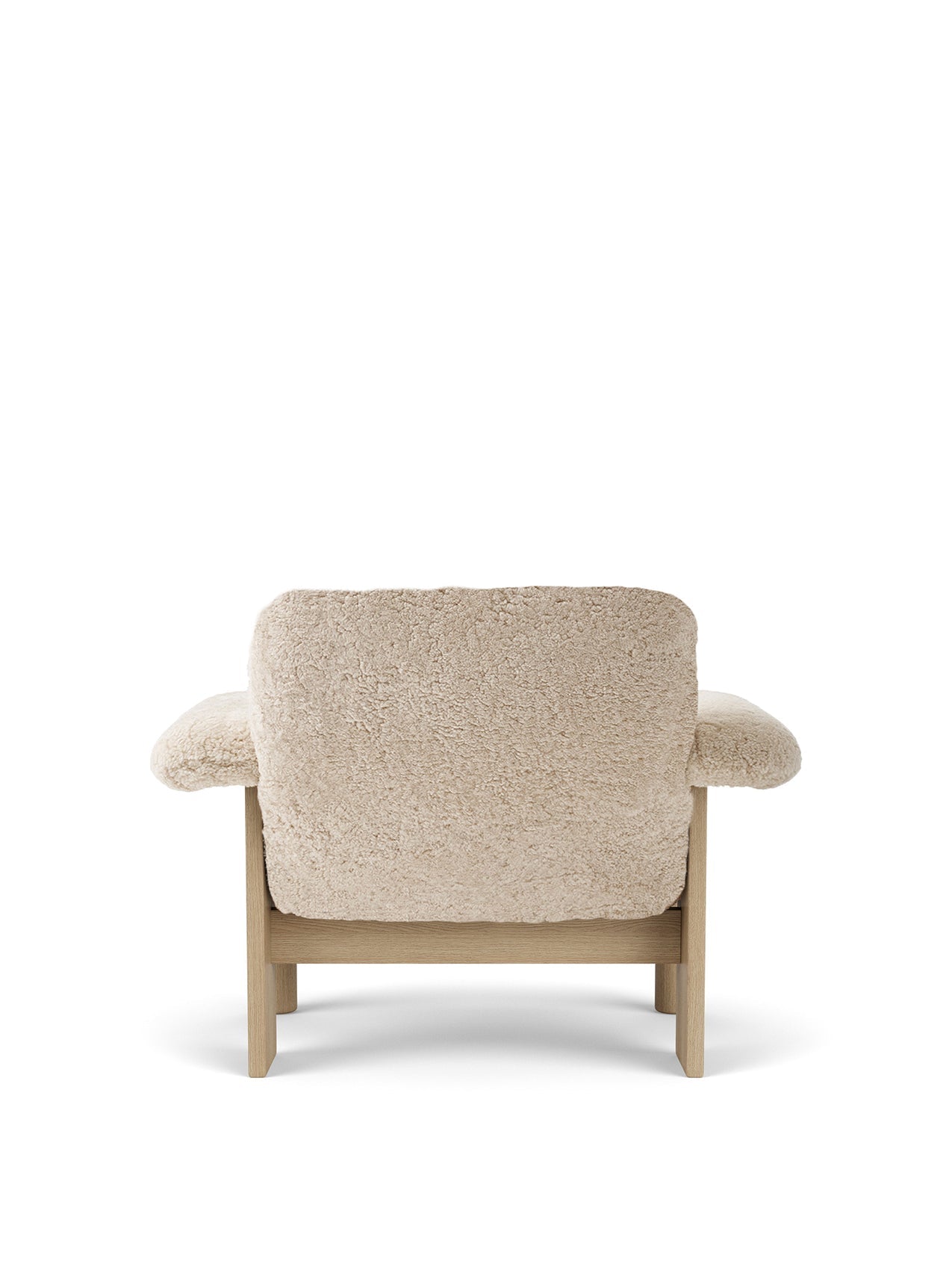 Brasilia Lounge Chair. Low Back. Sheepskin