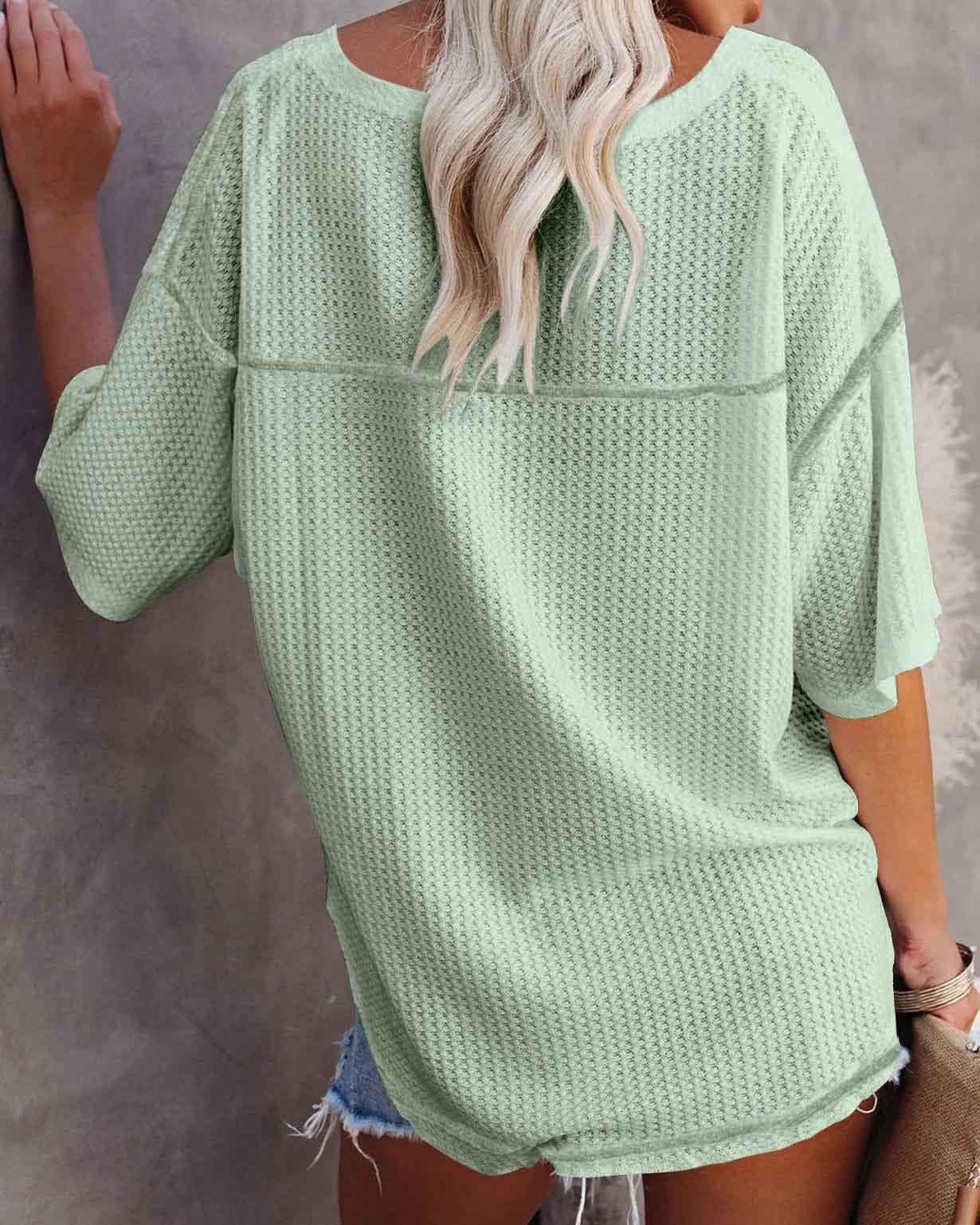 V-Neck Dolman Sleeve Top