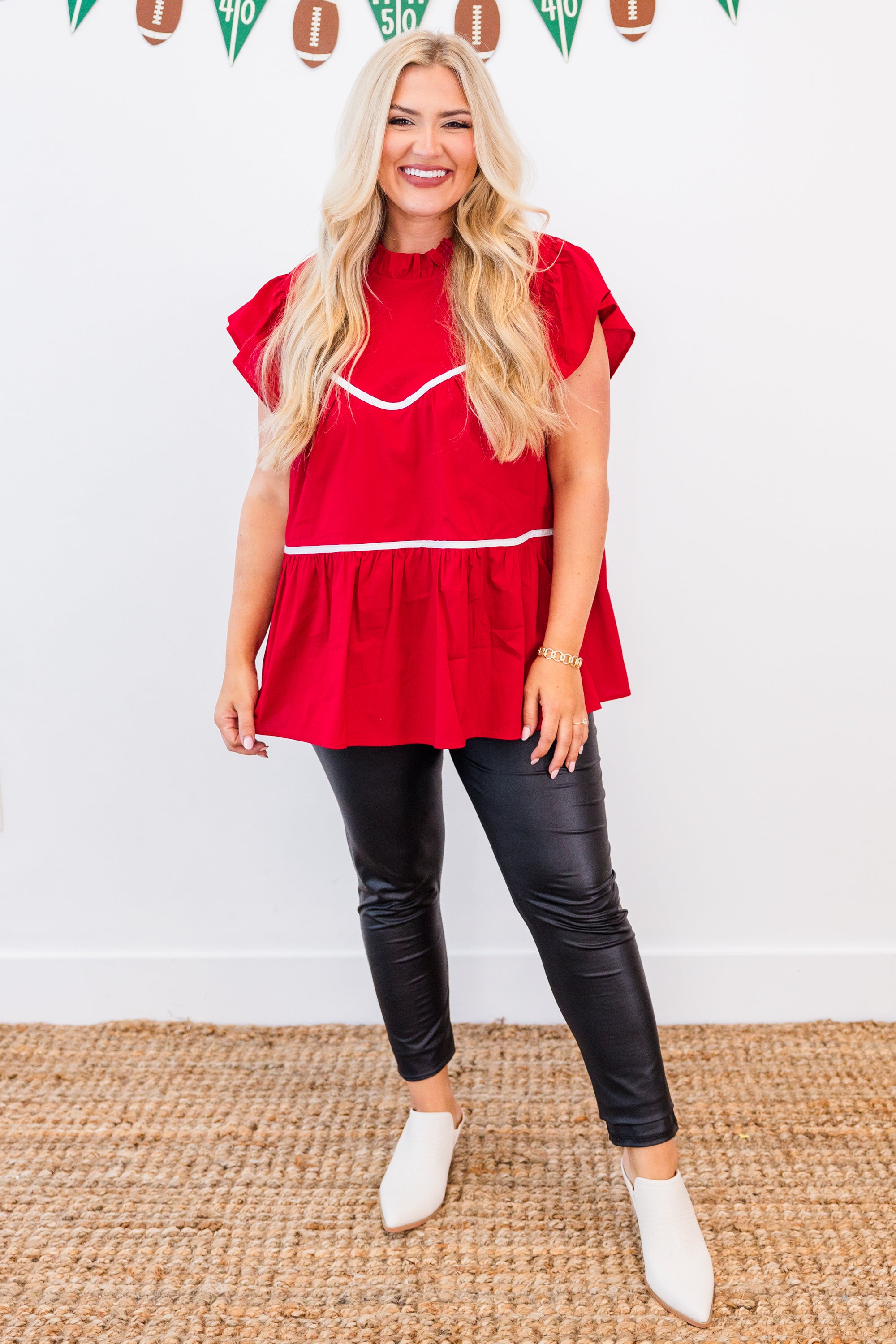 All The Spirit Top. Crimson-White