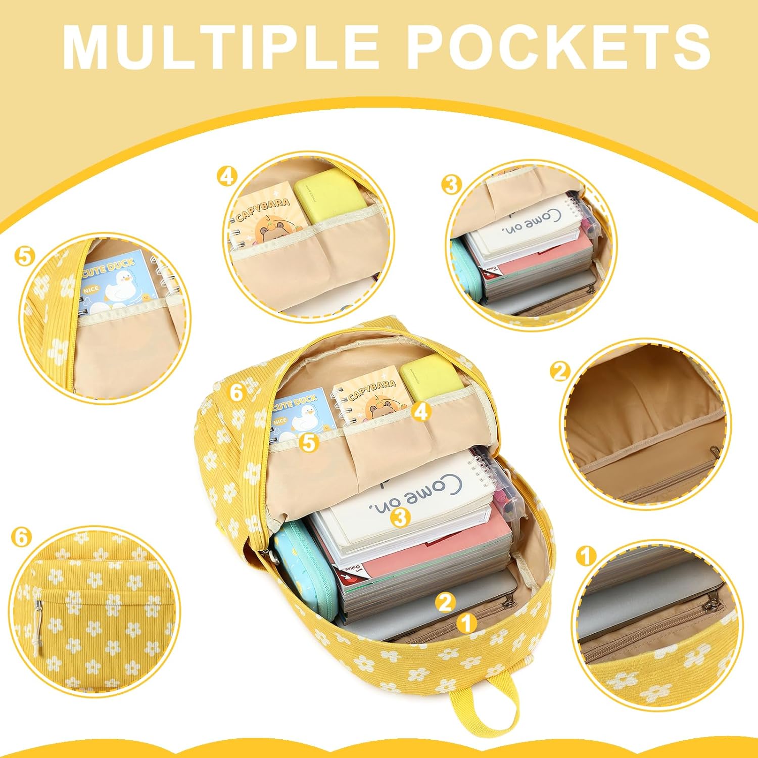 Bluboon School Backpack Teens Girls Boys Kids School Book Bags with Lunch Box Pencil Bag