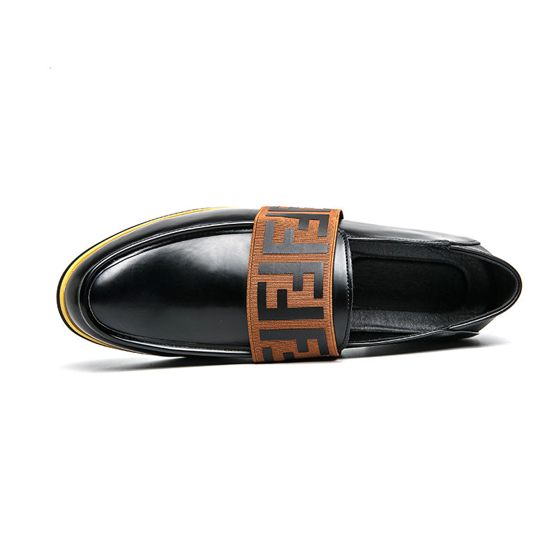 Men's Leather Fashion Trendy Casual Shoes