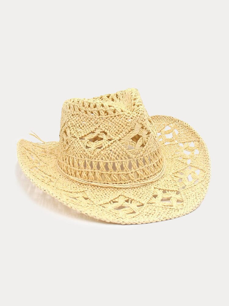 Breathable Hollow Woven Straw Hat