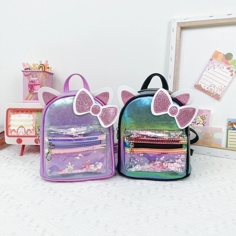 Waterproof Bow Knot Street Kids Backpack
