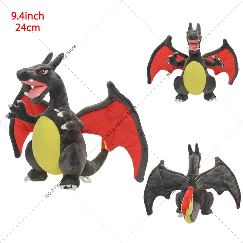 Çekici Mega Charizard X ve Y Peluş Oyuncakları - Yumuşak ve Sarılınası Evrim Bebekleri. Çocuklar İçin Cadılar Bayramı Hediyeleri (20-25 Santim)