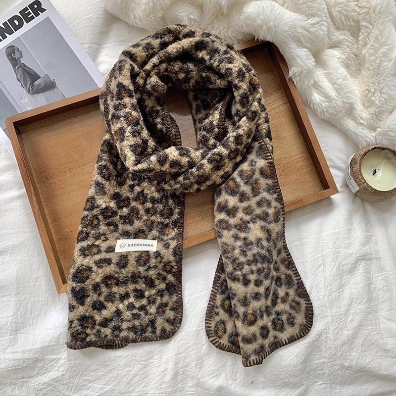 Women's Minimalist Classic Style Color Block Polyester Scarf
