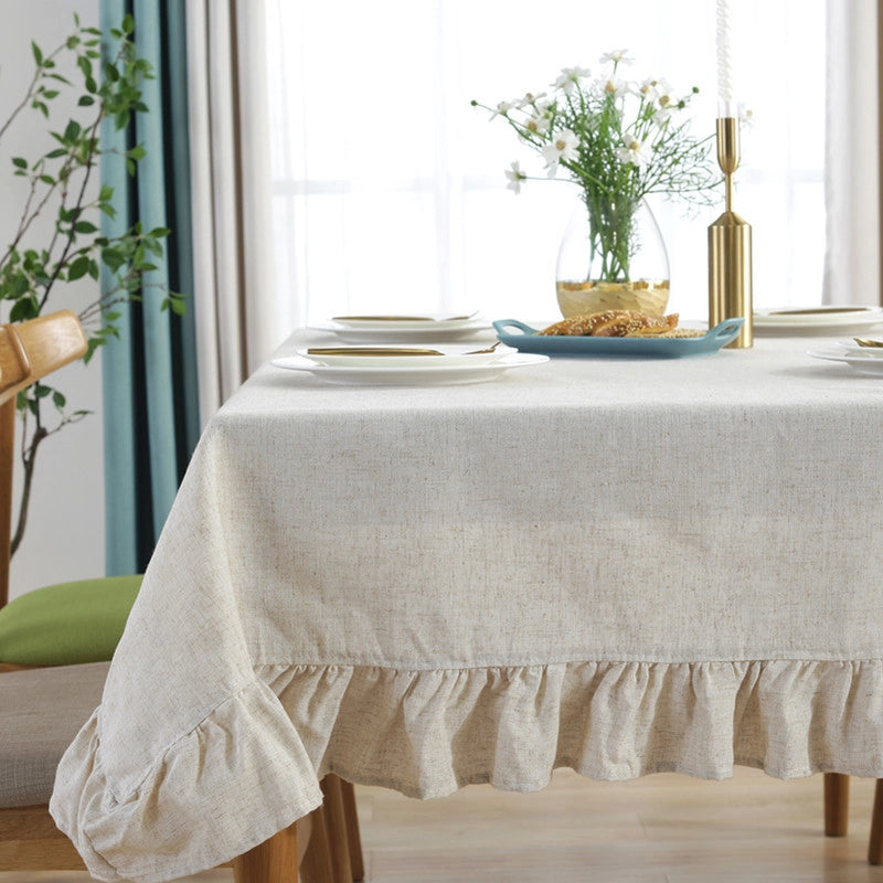 Solid Color Cotton Tablecloths