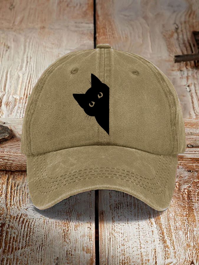 Black Cat Sun Hat