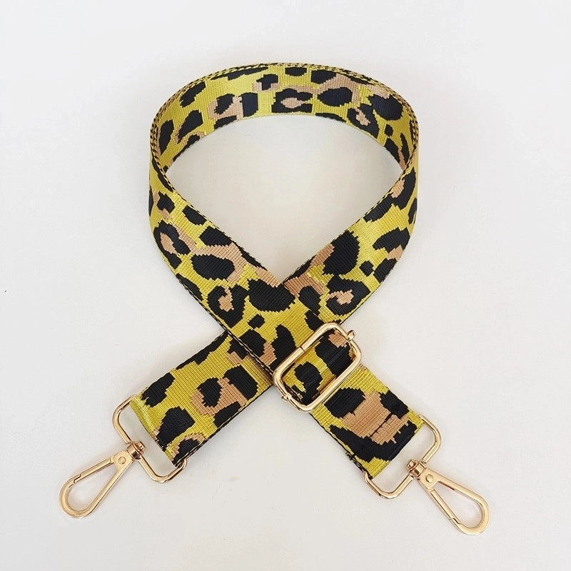 Nylon Leopard Bag Strap