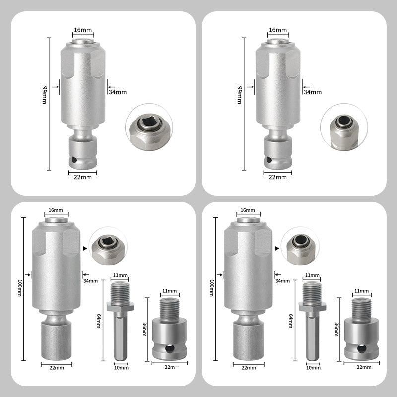 High-carbon Steel Electric Wrench to Hammer Adapter🪛