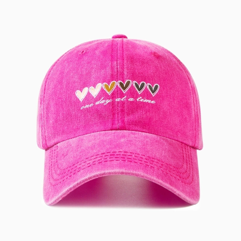 Unisex Casual Vintage Style Classic Style Heart Shape Curved Eaves Baseball Cap
