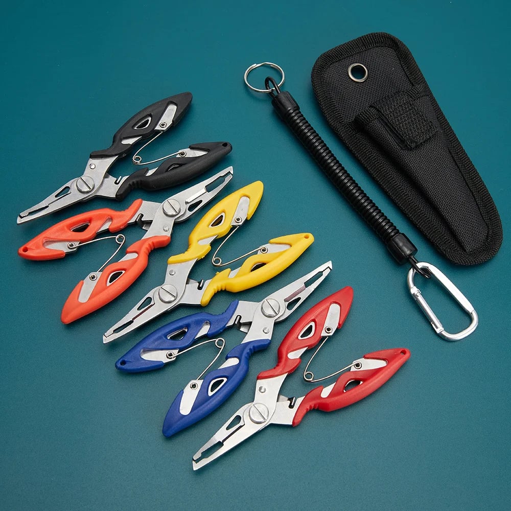 Multifunctional fishing pliers set(  Plier+Anti-drop cord+bag)