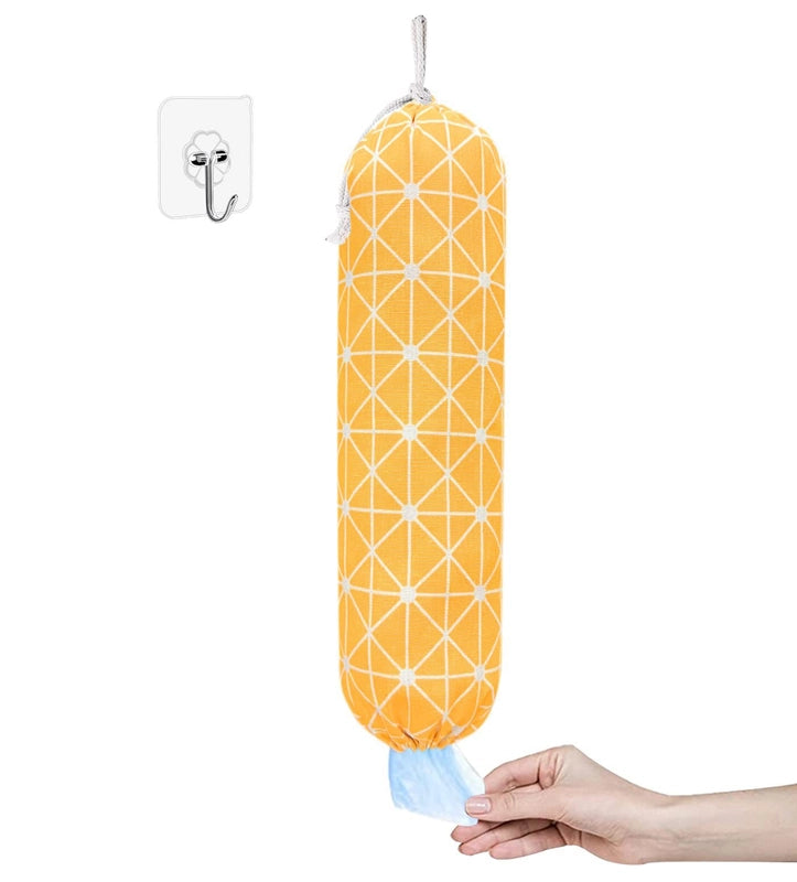 New Kitchen Garbage Bag Storage Bag Large Grocery Bag Wall Hanging Extraction Convenient Plastic Bag Storage Hanging Bag