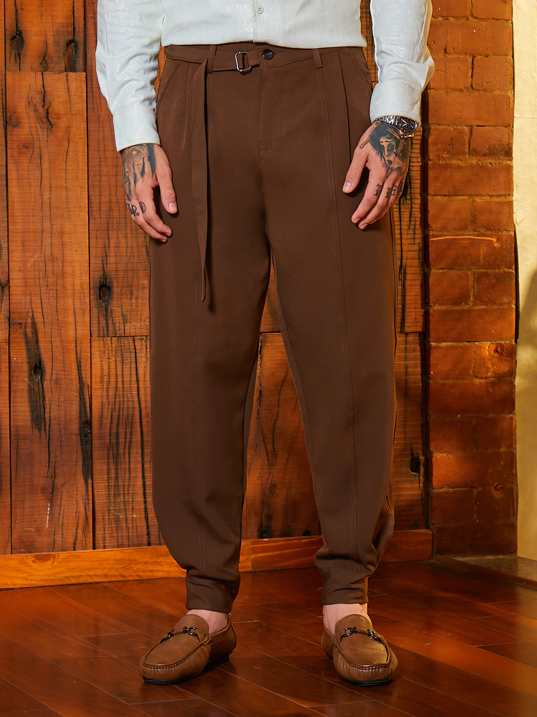 Panelled Gurkha Trousers