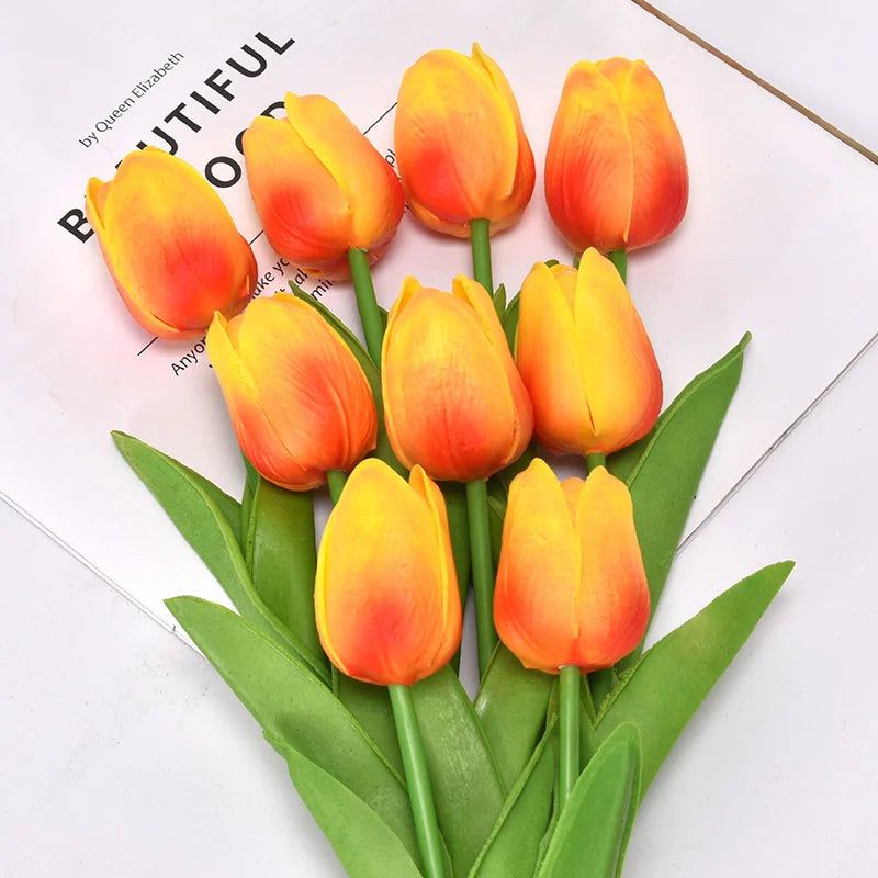 Hearthside Faux Tulips 10 Pcs