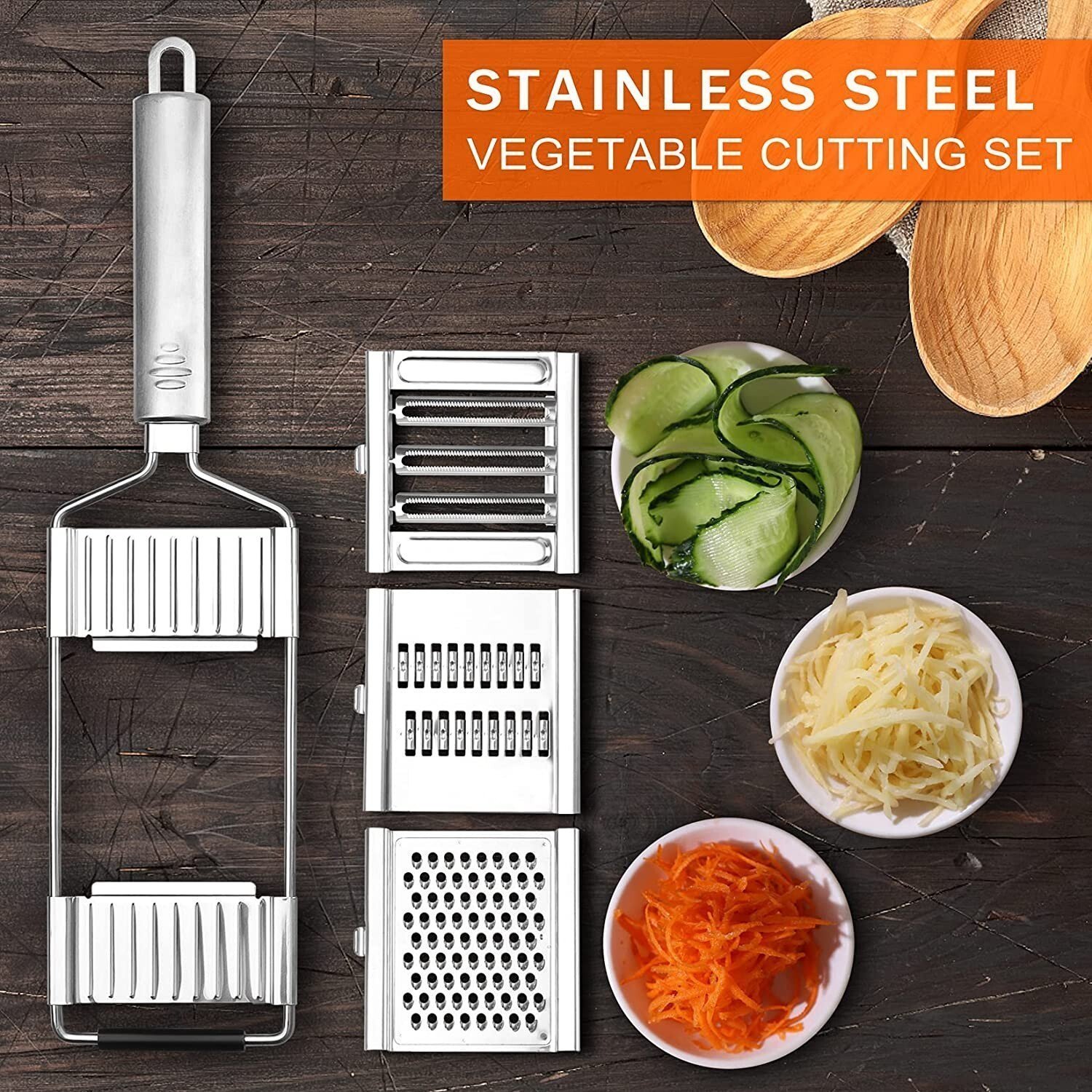 (🔥🔥PROMOTION-49% OFF)Multi-Purpose Vegetable Slicer Cuts Set(Buy 2 Free Shipping)