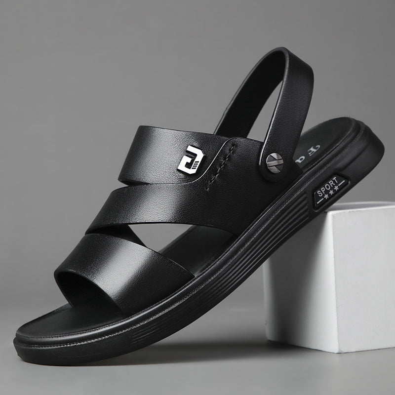 Men's Breathable Leather Casual Sandals