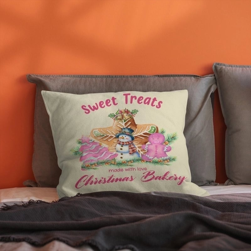 Christmas Vacation Letter Polyester Pillow Cases Couch & Sofa Decor