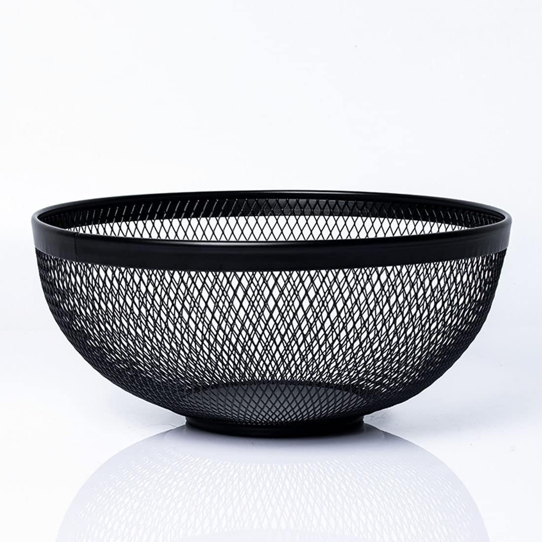 Interloop Iron Fruit Basket-(5331) Black