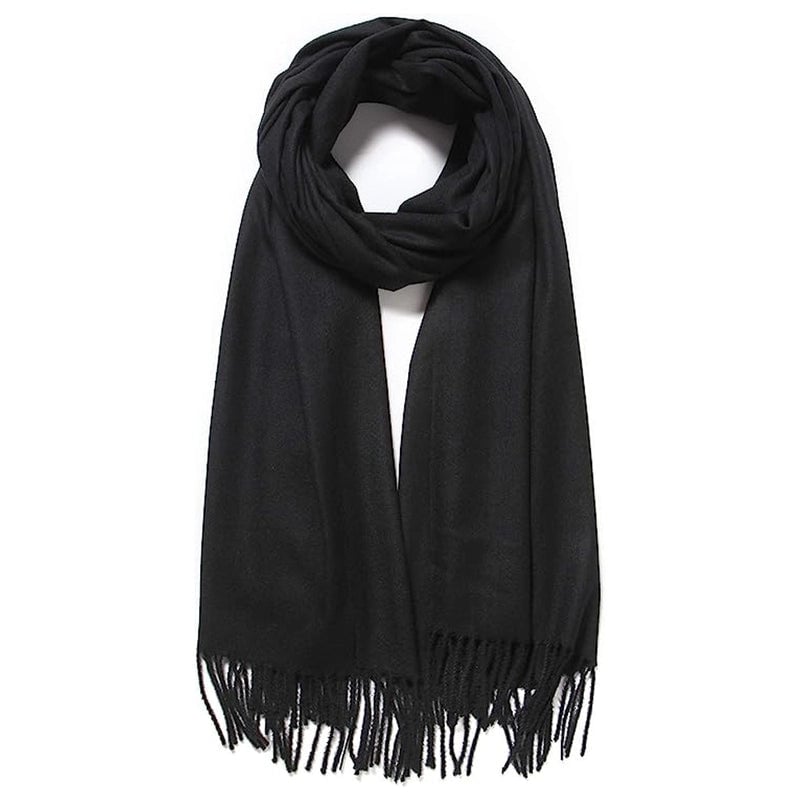 Autumn And Winter New Solid Color Scarf Sweet Wind Imitation Cashmere Scarf Women's Warm Scarf Fashion Shawl