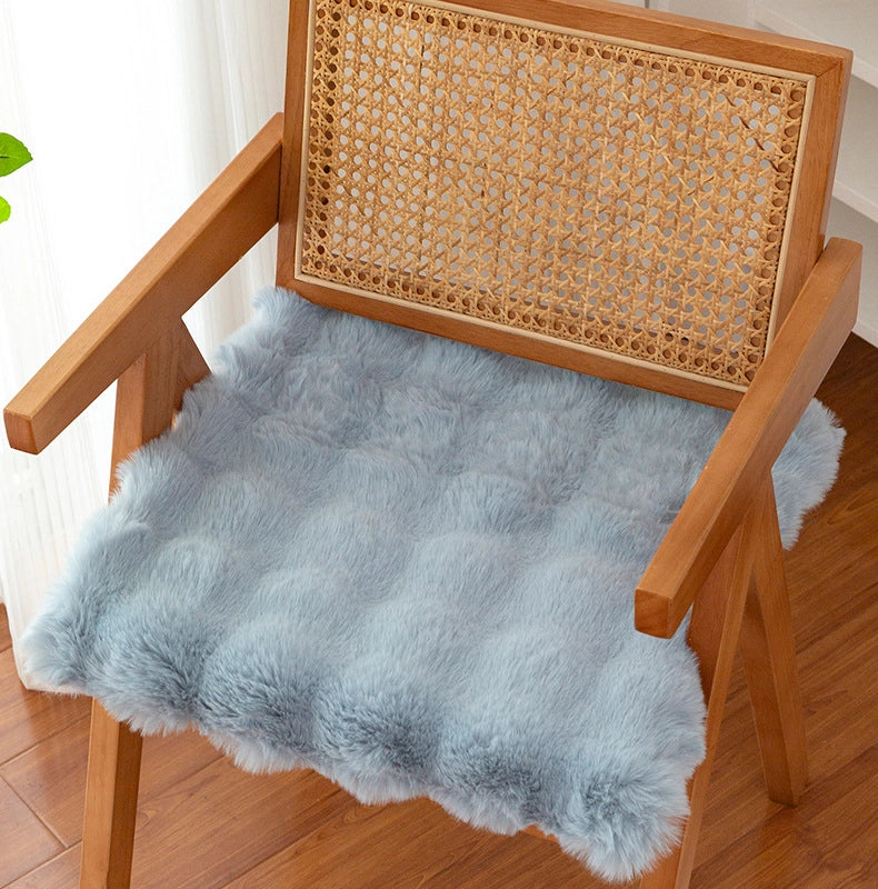 Cushion Plush Winter Chair Cushion Office Long-sitting Butt Cushion Dining Chair Cushion Stool Cushion Butt Cushion Chair Cushion Thickened