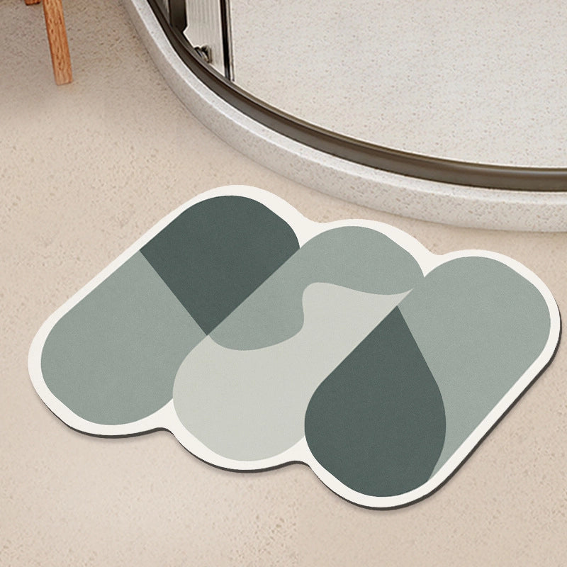 Cute Geometric Diatom Ooze Carpet Bathing
