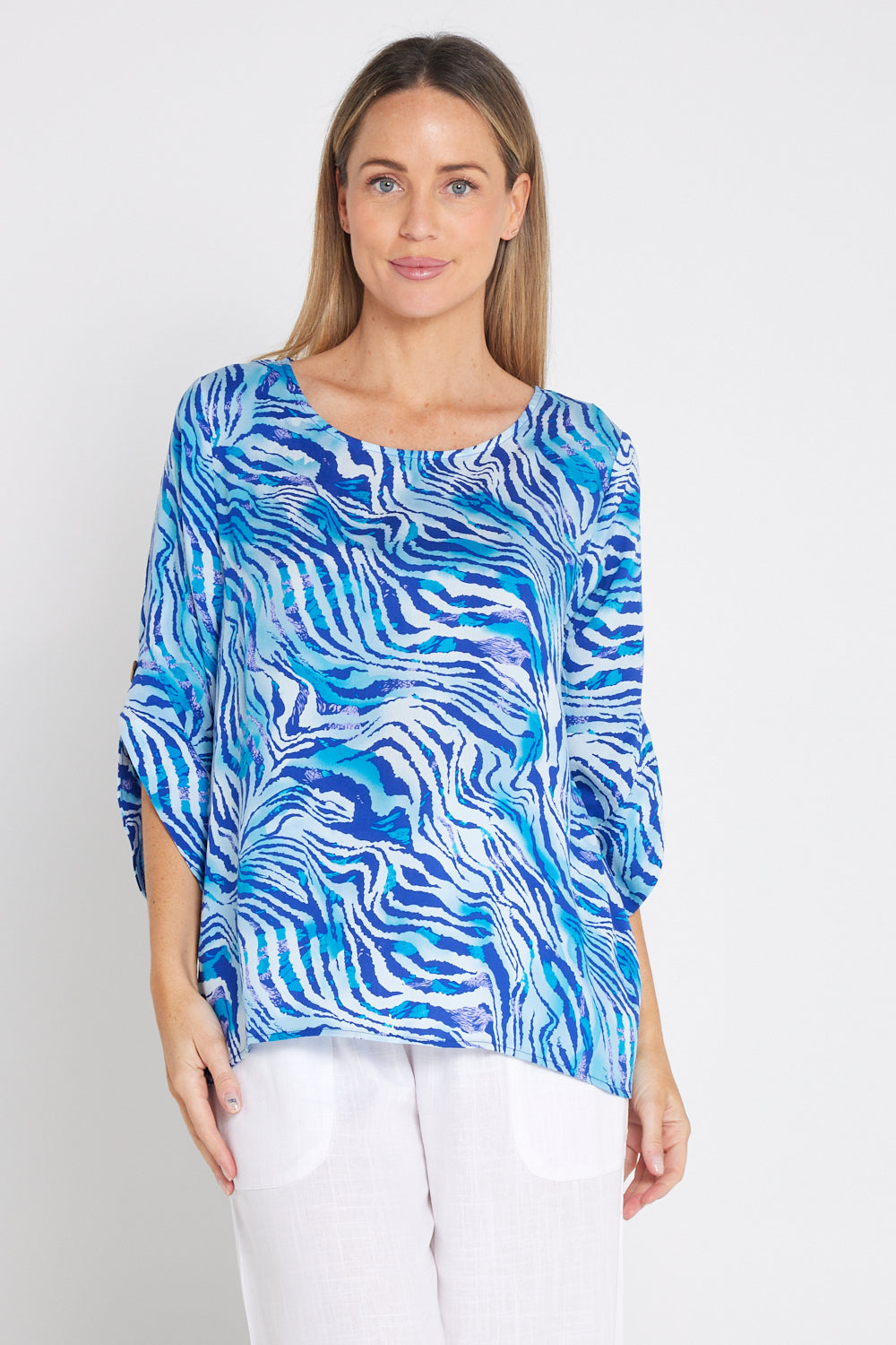 Raven Top - Royal Zebra