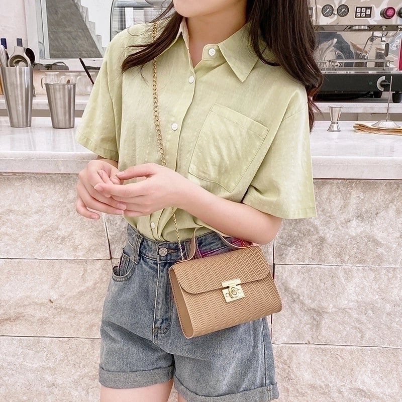 Women's Small Spring&summer Pu Leather Fashion Handbag