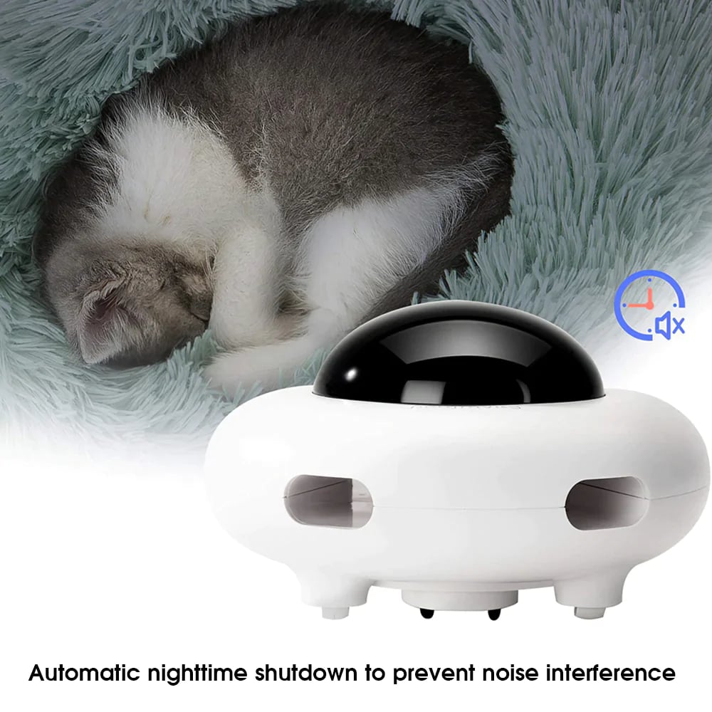 UFO Interactive Cat Toy- Sweeping robot