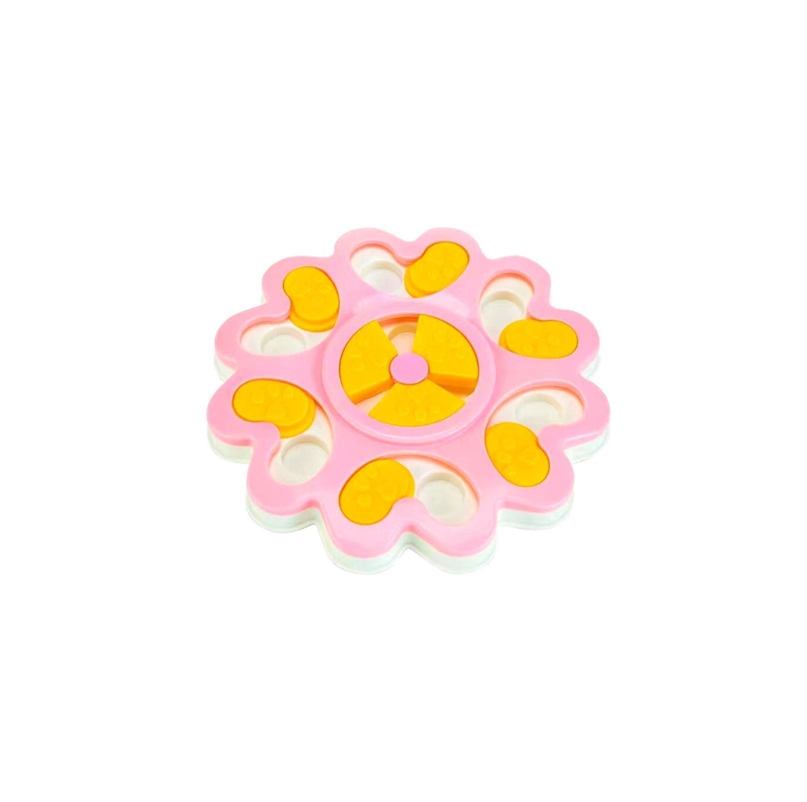 Round Pet Puzzle Toy for Slow Eating and Mental Stimulation