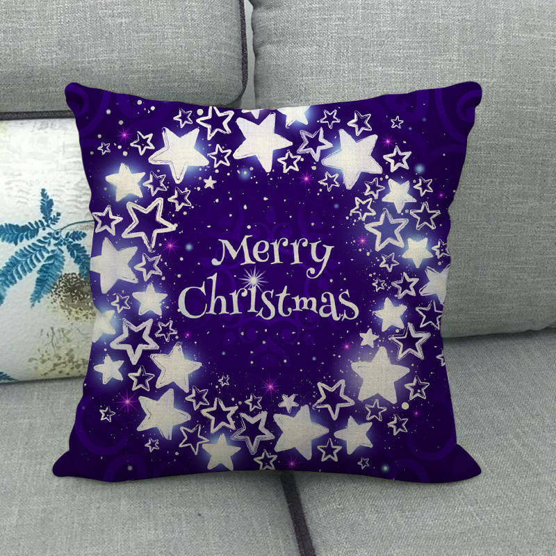 18 Cojines Merry Xmas Couch Throw Pillow Cover Case Home Sofa Decor Pillowslip