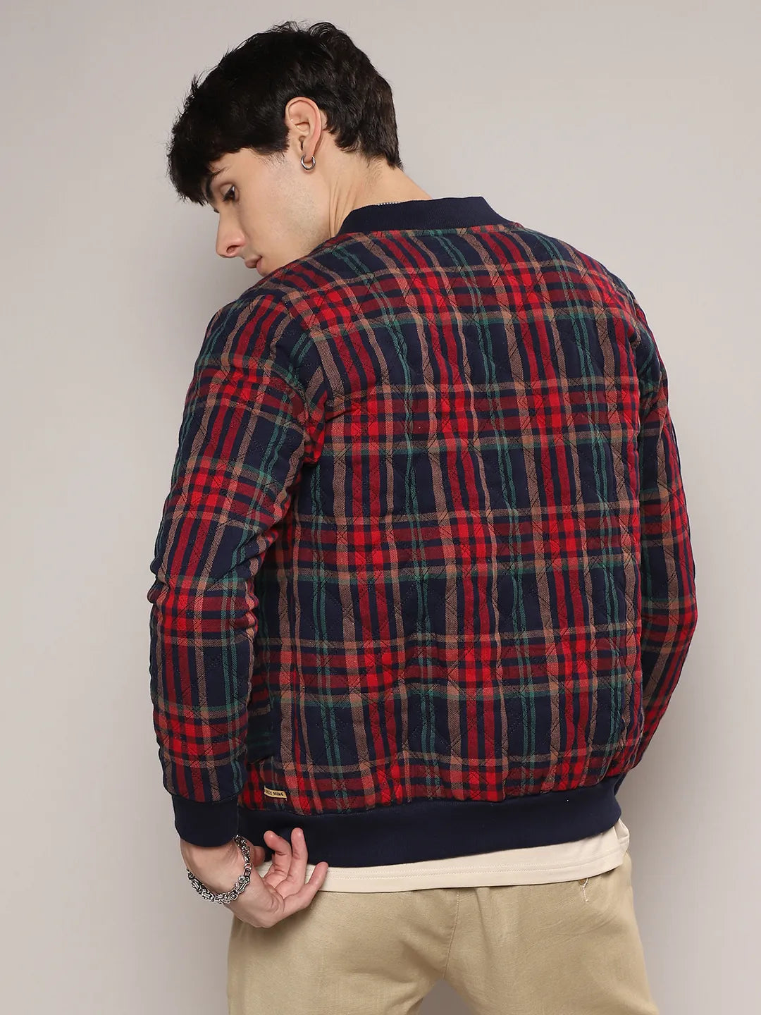 Tartan Plaid Bomber Jacket