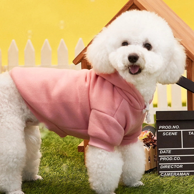 Casual Polyester Solid Color Pet Clothing