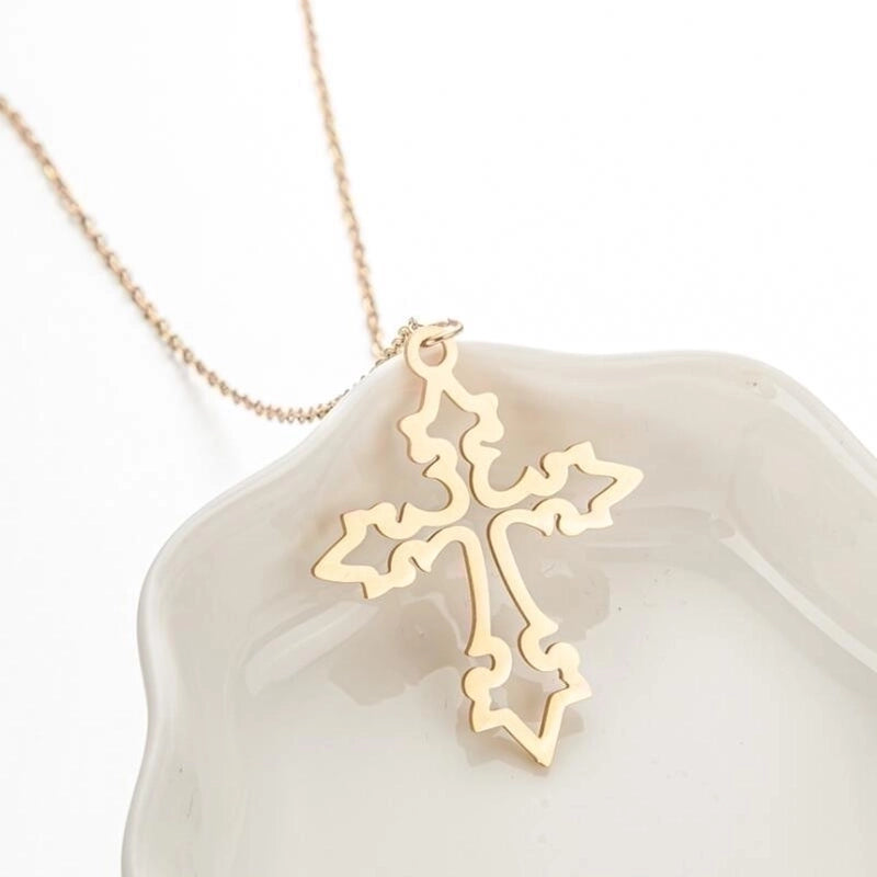 Fashion Sun 201 Stainless Steel 18K Gold Plated Plating Stainless Steel Necklaces