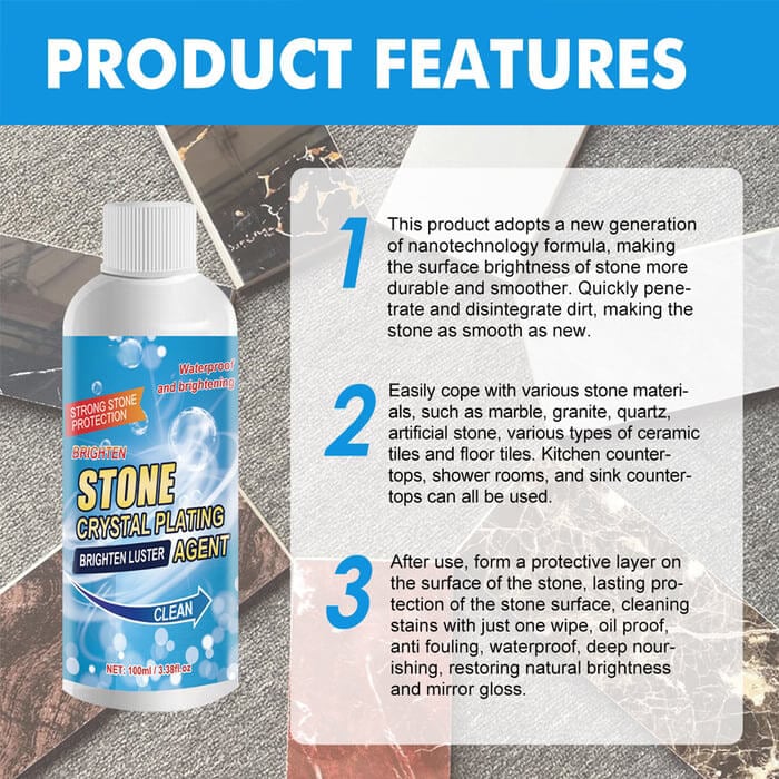 🔥🔥Stone Stain Remover Cleaner (effective removal of oxidation. rust and stains)♧