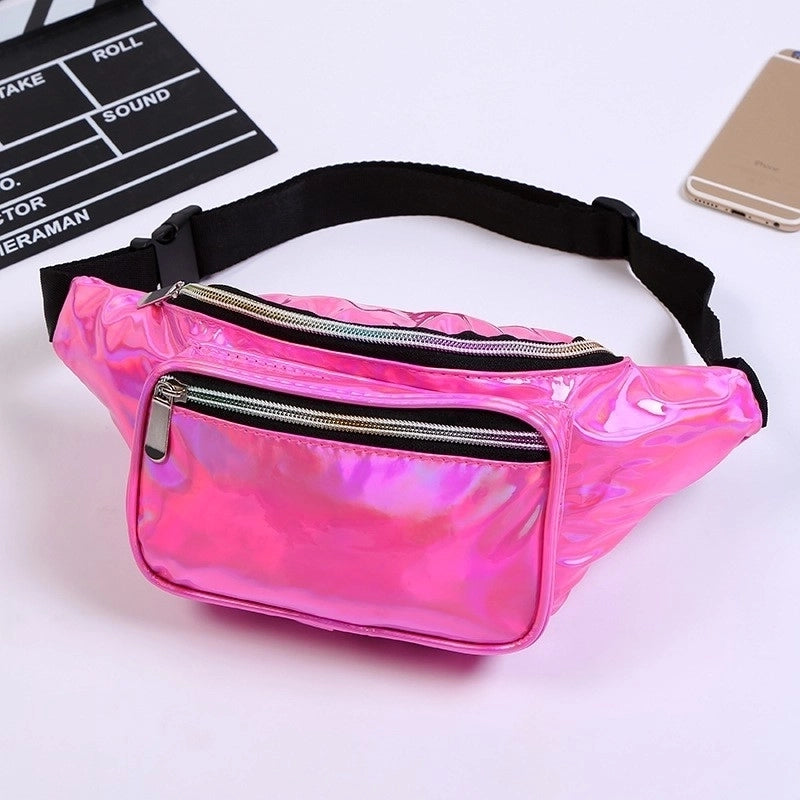 Women's Streetwear Solid Color Pu Leather Waist Bags