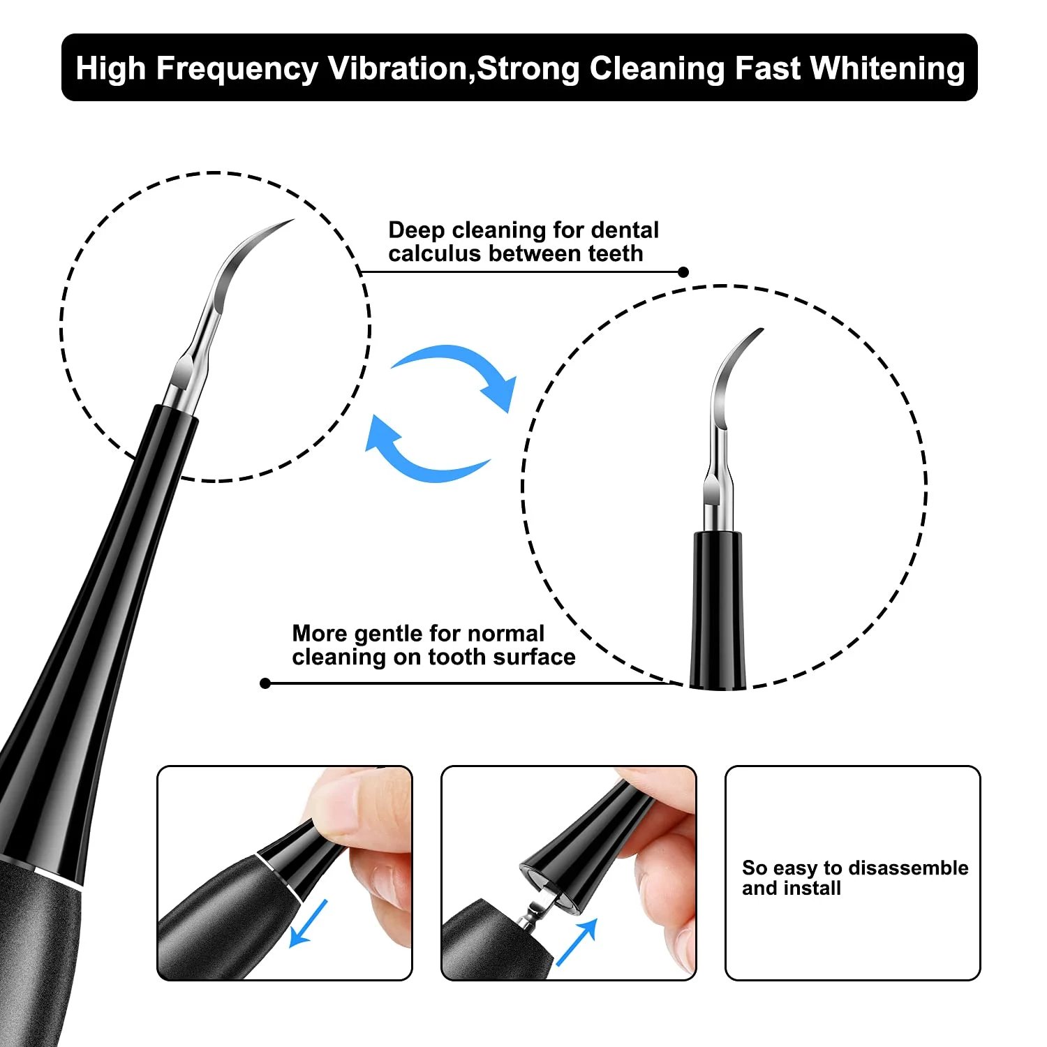 🔥🔥BUY 3 FOR EACH ONLY ￡9.99!!👨‍⚕🦷Electric tooth cleaning instrument -Teeth Cleaner