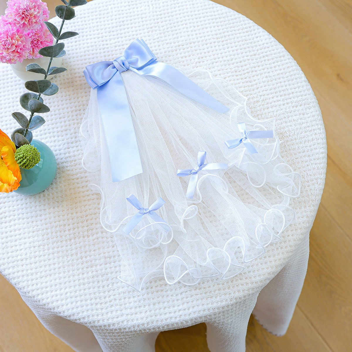 Bow/Mermaid/Ear Pattern Dog Cat Veil