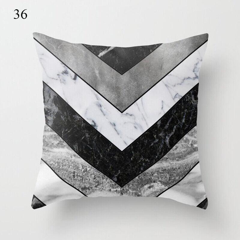 18 Cushion Cover Pillow Case Home Sofa Decor Pillowslip Waist Pillow Cover Soft