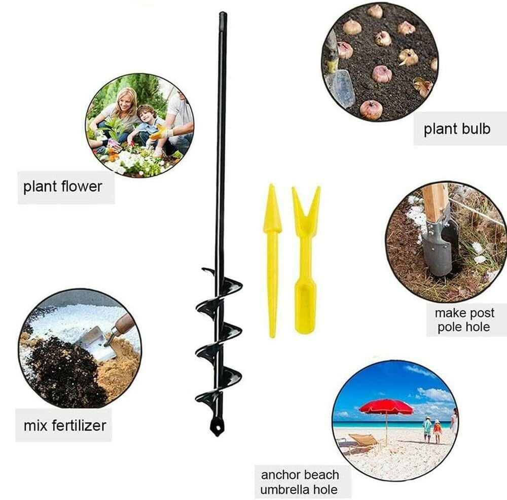 Easy Gardening Auger Spiral Drill Bit