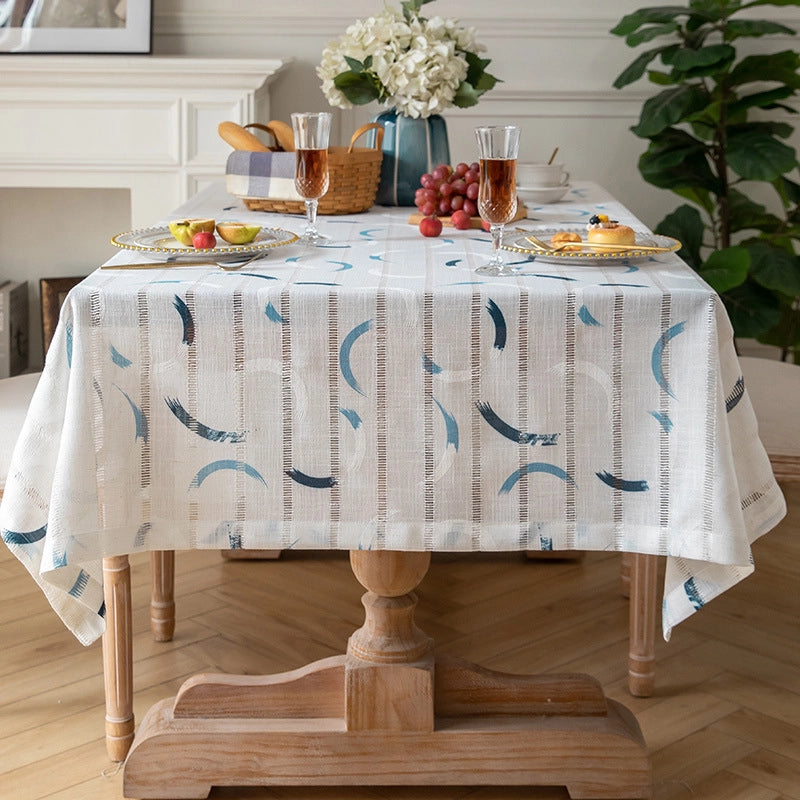 Elegant  Plant Polyester Tablecloths