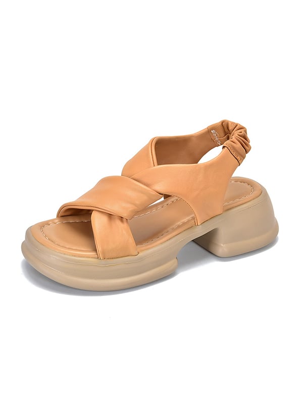 Open Toe Platform Shoes Sandals