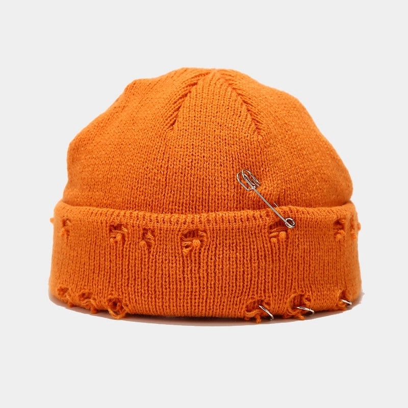 Unisex Basic Modern Style Classic Style Solid Color Short Brim Wool Cap