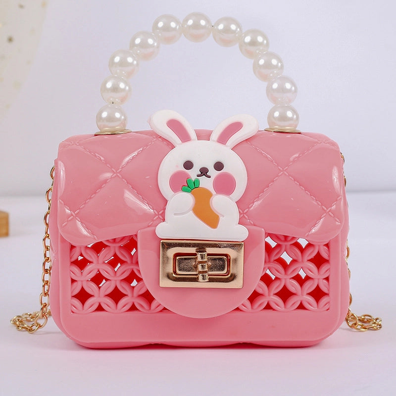 Women's All Seasons Pvc Animal Streetwear Square Lock Clasp Handbag