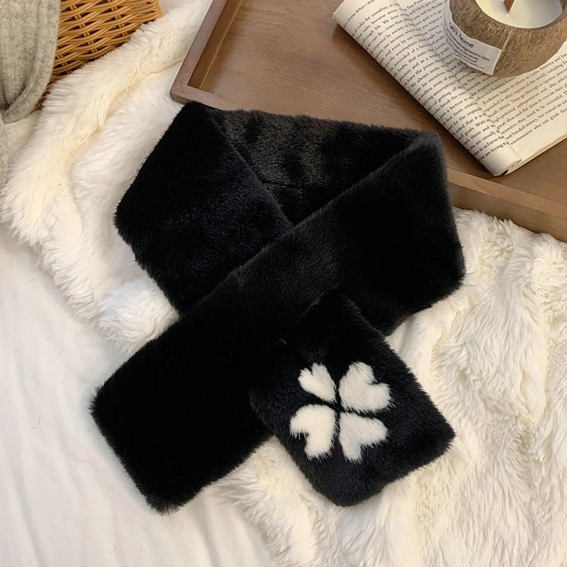 Women's Elegant Flower Polyester Printing Scarf