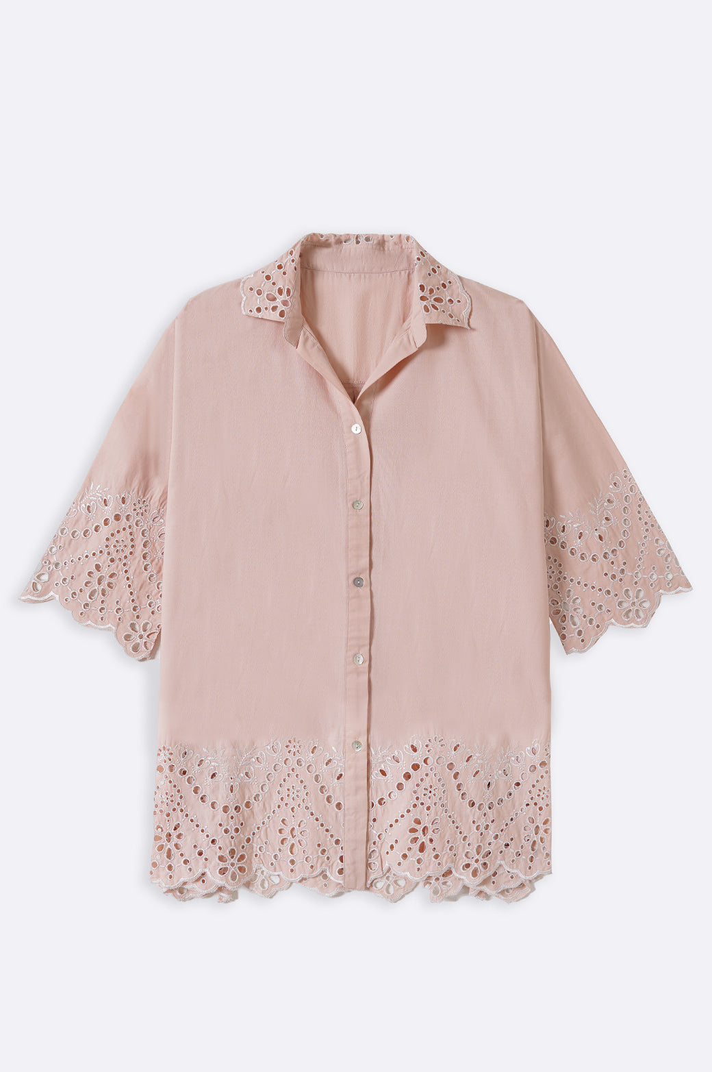 SCHIFFLI COLLAR SHIRT