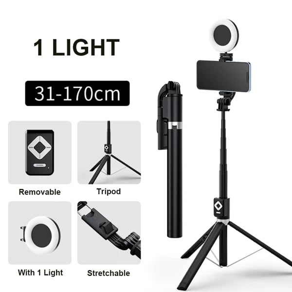 🔥Hot Sale 49% OFF📷New 6 in 1 Bluetooth Selfie Stick📱