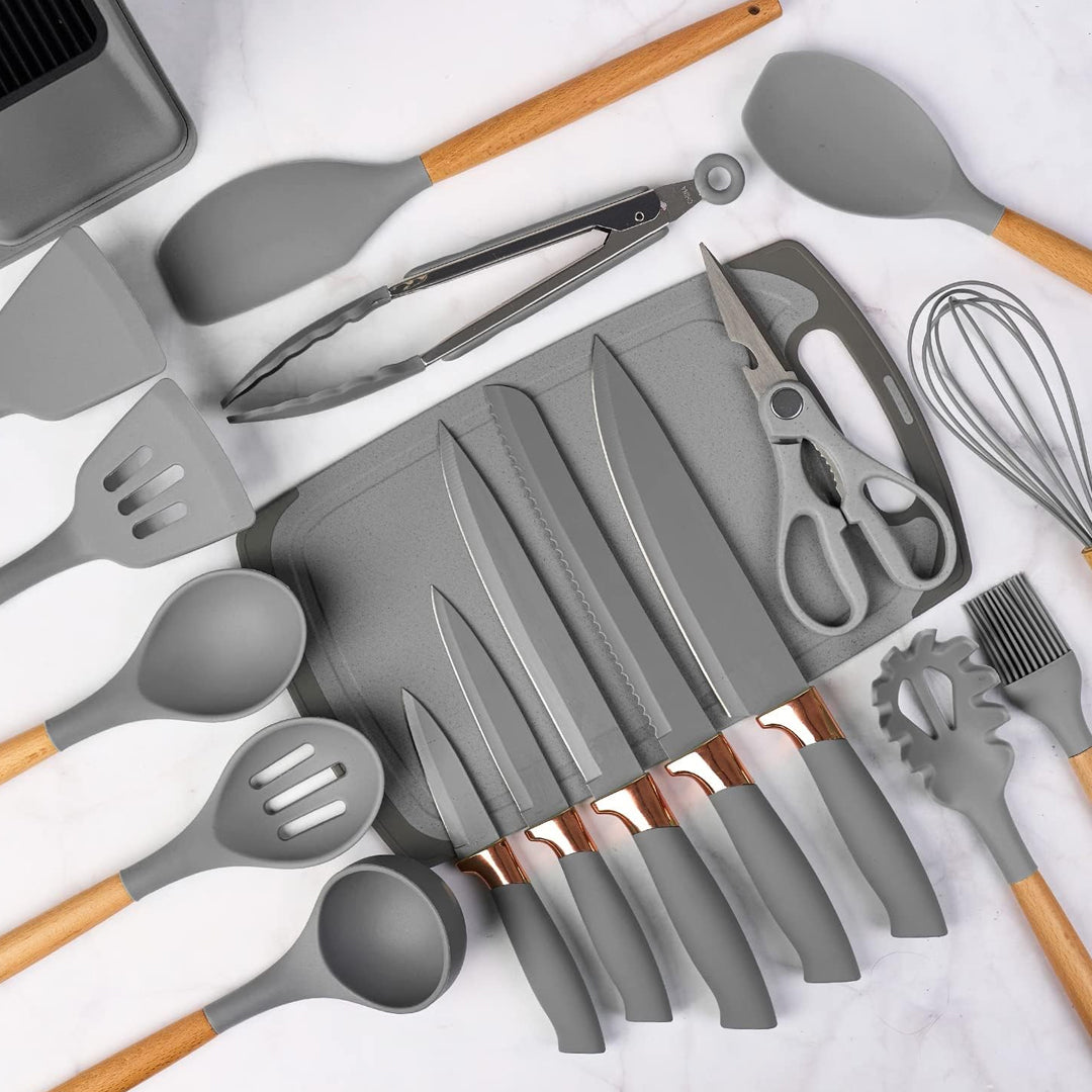 19Pcs Silicone Kitchen Utensil Set